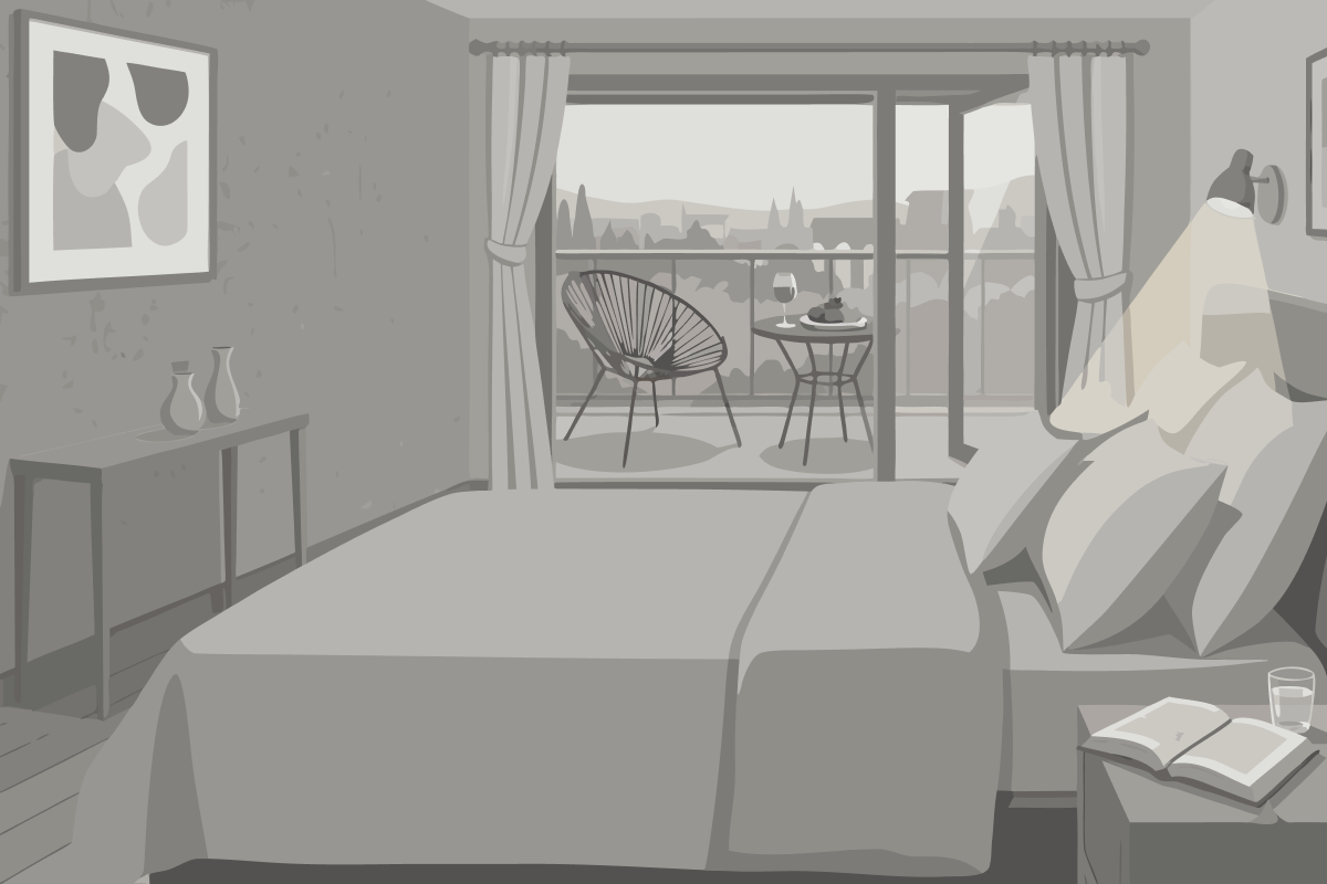 One-Bedroom King Suite with Balcony or Patio